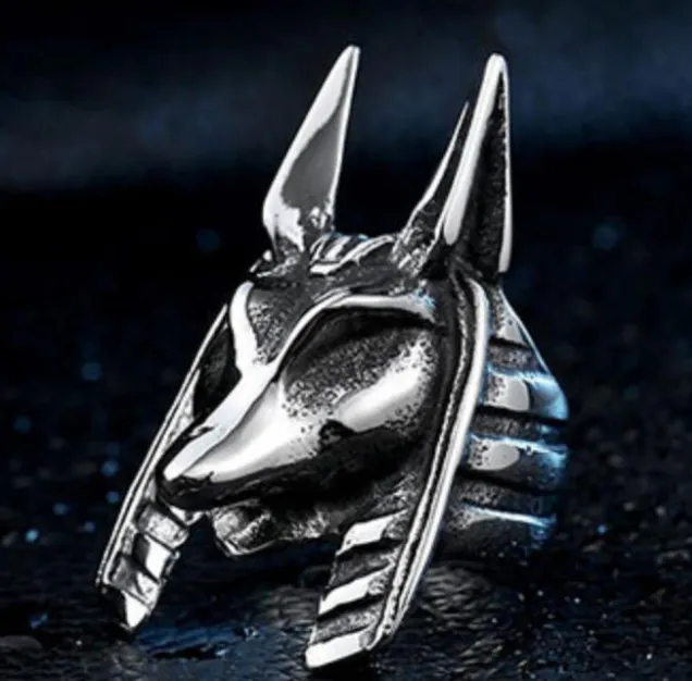 Anubis Stainless Steel Ring 316L