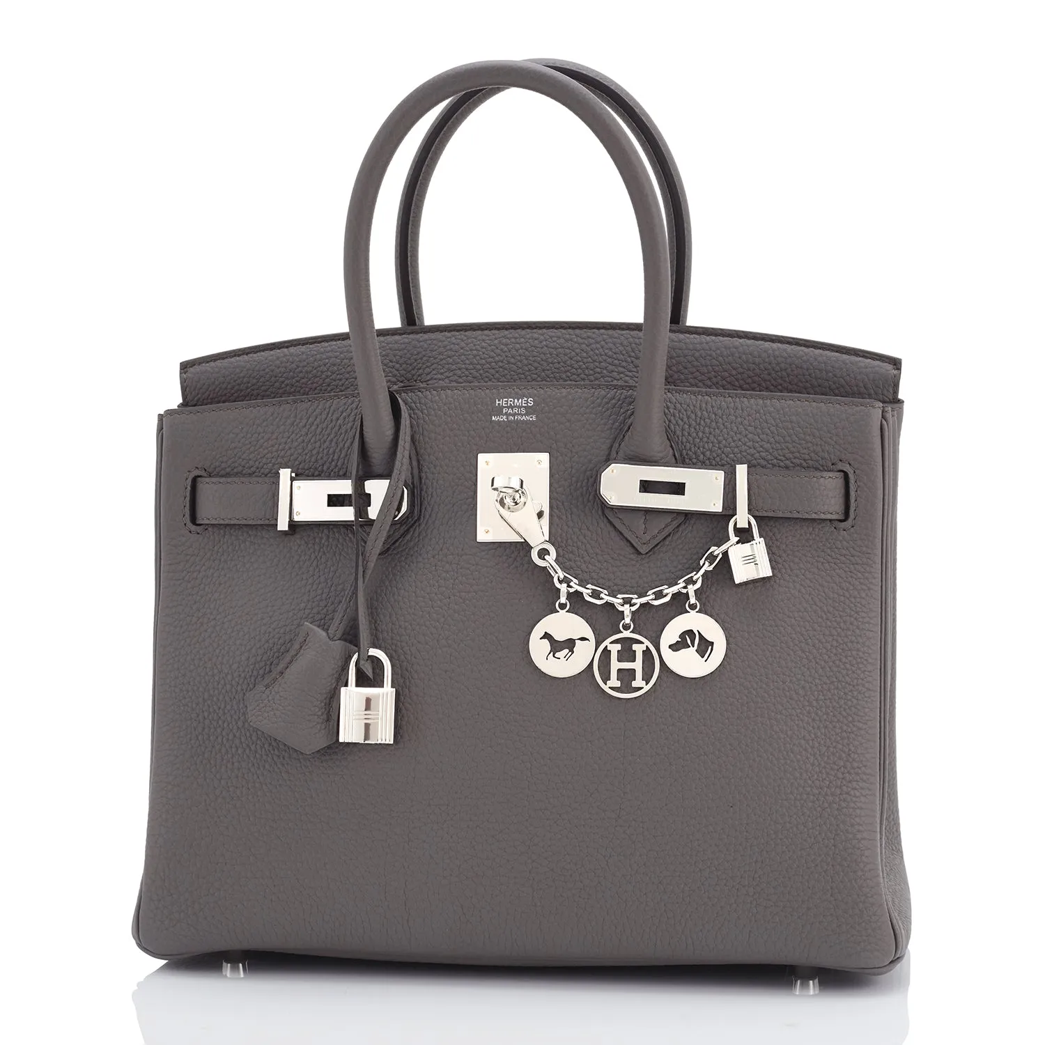 Hermes Etain Birkin 30cm Togo Palladium Hardware