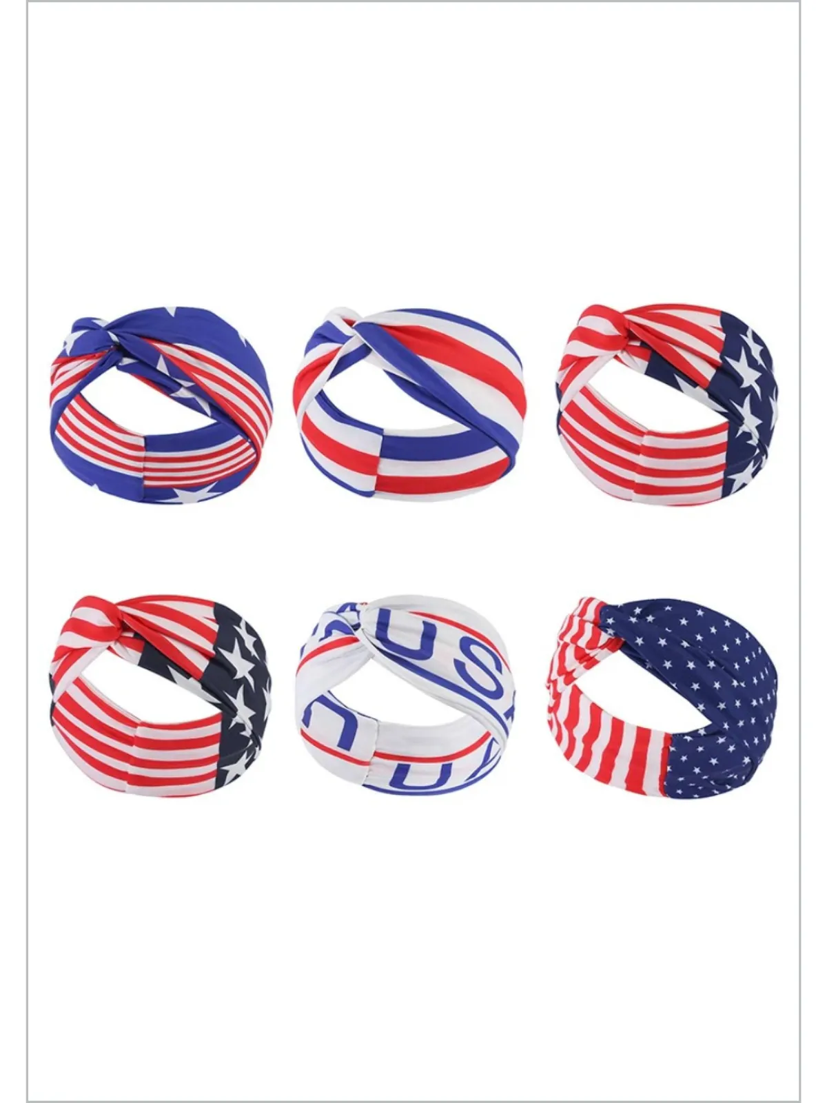Miss Extraordinary American Flag Turban Headband