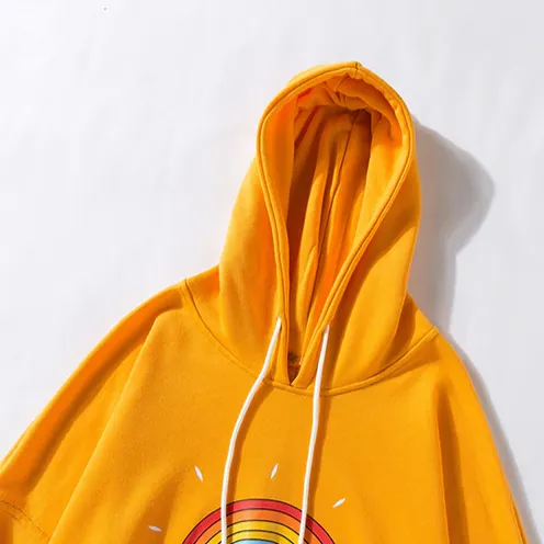 "BOINRAQ" SWEATSHIRT HOODIE À CAPUCHE BLANC - URB1™