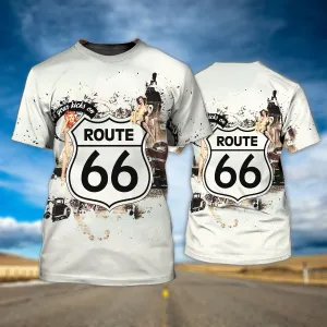 Route 66 - 3D T Shirt - Nsd99 2