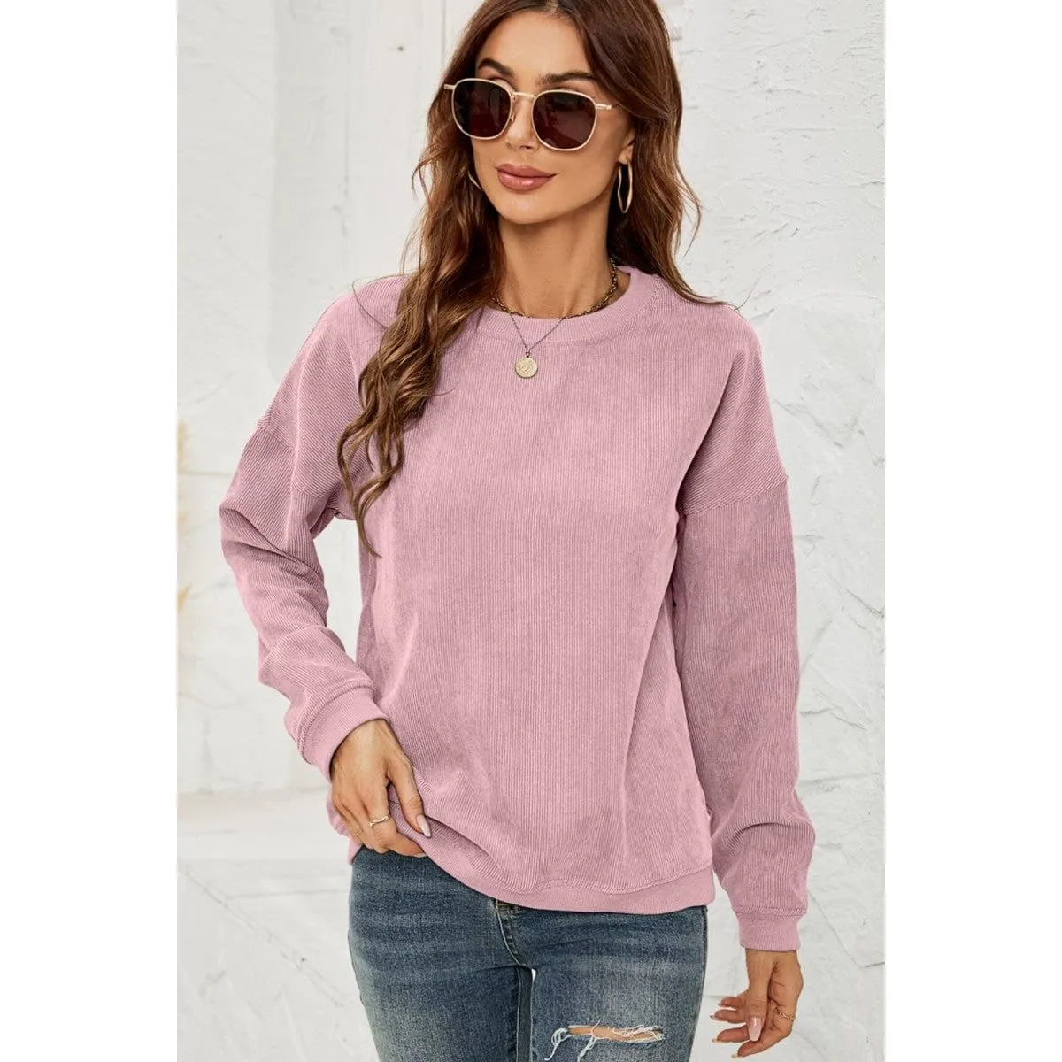 Textured Sweatshirt